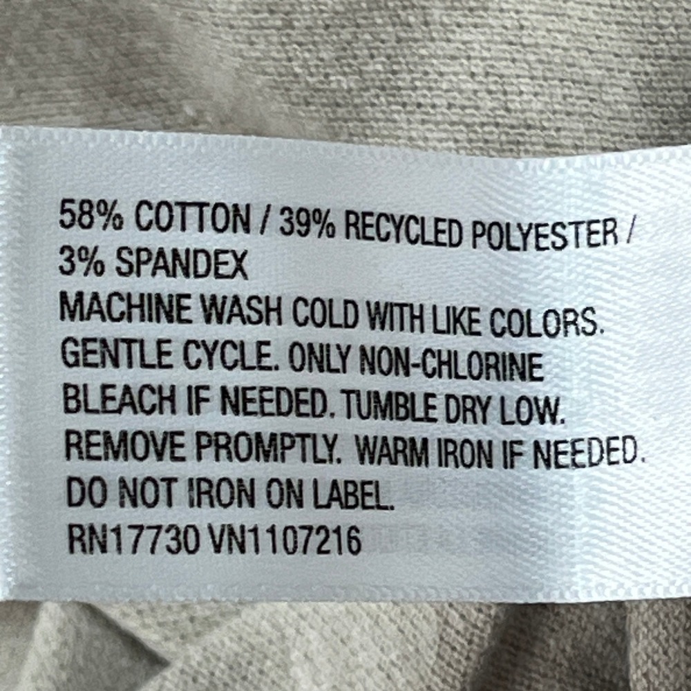 Goodfellow Polo Shirt Mens 4XL Khaki Short Sleeve Performance Golf Stretch NEW - Picture 5 of 9